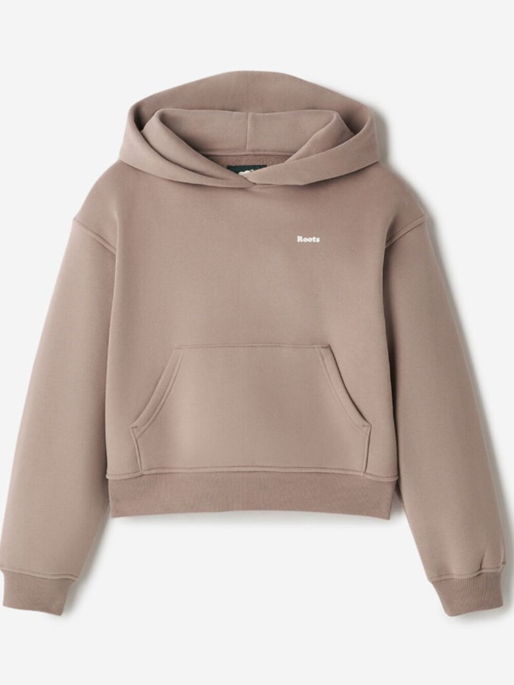 NWT Roots Cloud Hoodie Colour Mushroom Brown Women's Size Small